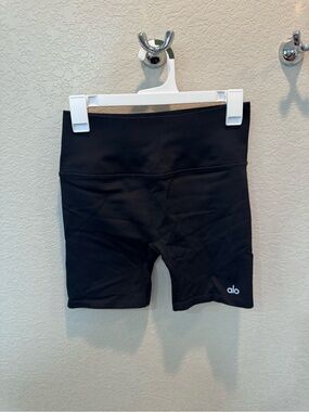 ALO Yoga Black High-Waist Bike Shorts